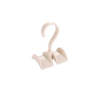Rotatable Bag Hook Holder & Hanger Storage Rack - Beige Belt & Cap Storage Solution for Home & Office Organization