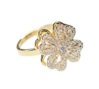 Rotatable Four-leaf Opening Female Japanese Korean Version Cold Simple