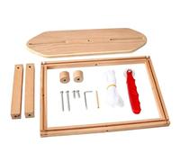 Rotatable Wood Embroidery Frame Holder Hands Free Sewing Stand Needlework