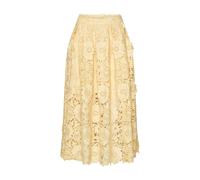 ROTATE Birger Christensen - Gonna Midi in Pizzo 3D - - Skirts - Donna - Giallo - L
