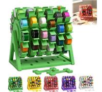 Rotating Bobbin Thread Organizer,60-Hole Sewing Thread Holder