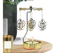 Rotating Candle Holder - Thermal Tray, Metal Tealight Lantern | Rotary Heat Powered Decoration Display Accessory, Dreamlike Revolving Tealight Lantern Ornament Assembly Metal Spinner with