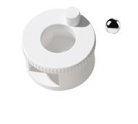 Rotating Cat Eye Magnet, Beginner Friendly Nail Tool, Automatic Glass Bead Suction Of Cat Eye (white)