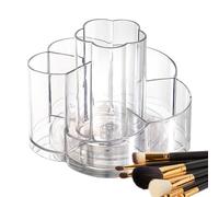 Rotating Cosmetic Organizer, 360 Spin 4,72 x 5,91 pollici Makeup Rack with Clear Build, Sturdy Acrylic Holder, Display Case with Modern Style, Storage Organizer for Bedroom Bathroom