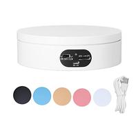 Rotating Display Stand White Mute Motorized 360 Degree Rotating Automatic Turntable for Photography Display Jewelry