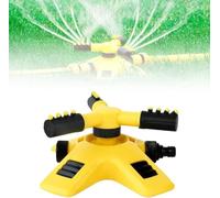 Rotating Garden Sprinkler - Automatic Lawn Irrigation System, Adjustable Water Spray for Yard, Grass & Plants - Heavy-Duty Hose Sprinkler for Efficient Watering-4 points