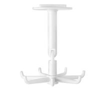 Rotating Hooks - Adhesive Wall Mount Hangers, 7 pezzi 360 gradi Swivel Hooks Featuring Waterproof, olio resistente superfici più compatte design Supporting Towels, Utensils, Abiti, Keys or Closet