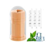 Rotating Ice Grid Ice Block Mold Ice Making Cup Household Ice Making Box Ice Maker Food Safe Material No Odor,orange