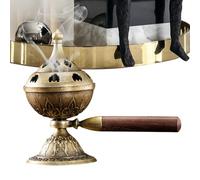 Rotating Incense Burner, Multipurpose Holder Rotating, Reusable Ash Catcher for Home Yoga, Scent Diffuser, Decorative Stand, Relaxation Tool for Studio Bedroom Living Room