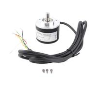 Rotating Incremental Encoder 2 Phase | 50mm Outer Diameter Stainless Steel Housing | Drainage Survey & Industrial Automation | DC5-24V, 6000 RPM, IP50 Rating (360P/R)