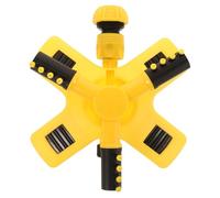 Rotating Lawn Sprinkler 3/4 Inch Plastico Giallo 360 Degree