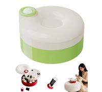 Rotating Magnetic Sewing Kit, 2026 New Basic Mini sewing kit, Portable Travel Sewing-Box, Beginner Sewing-Kit with 21 Pcs, Organized Compartment (Green)