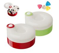 Rotating Magnetic Sewing Kit, Basic Sewing Kit, Rotating Magnetic Design, Multi-layer design, Organized Compartments, Needles Thread Hand Repair Tools, Lightweight (2 set-A+B)