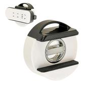 Rotating Power Strip, Suction Cup Outlet Organizer, 9.45x6.69 Inches Holder with Strong Grip, Desk Power Strip Management, Outlet Organizer with Space Saving Design, Electrical Holder for Office