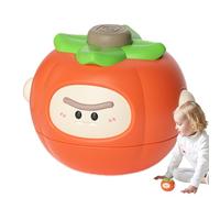 Rotating Top, Cartoon Fruit Spin Top Game, Educational Preschool Learning Activity, Interactive Balance Desktop Plaything for Classroom School Kindergarten Home Play, Development