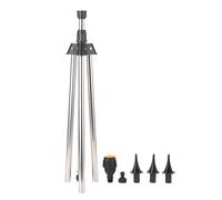 Rotating Tripod Sprinkler | 360 Degree Large Area Coverage for Lawn/Garden/Yard | Adjustable Height & Stable Tripod Base