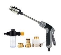 Rotating Washer Wand - Spray Cleaning Tool Set, Pressure | Rotatable Sprayer Nozzle Electric Multi Mode Control System High Water Stream Outdoor Washing Equipment Perfect For Backyard Patio Drivew