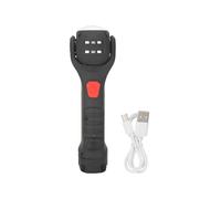 Rotating Work Lamp with Magnetic Base, High And Low Intensity Modes Plastic Tool Light for Automotive Repair And Home Projects, Slim Design (Black)