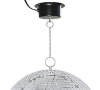 Rotatore a motore a sfera da discoteca da 1,5 giri/min, può appendere sfere a specchio da 4 6 8 12 40,6 cm, perfette per Natale, DJ, feste di compleanno