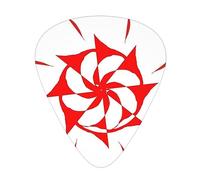 Rotazione a otto vie Plettri per chitarra eleganti e durevoli, tre tipi di plettri per chitarra sottili, medi e pesanti (12 pezzi), adatti per chitarra, basso, chitarra elettrica, ukulele,