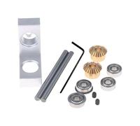 Rotazione ad angolo retto da 4 mm/5 mm, ingranaggio conico a 90 gradi, da 5 | 4 mm/5 mm piccolo modello rotatorio ad angolo retto scatola di trasmissione, 1: 1 ingranaggio