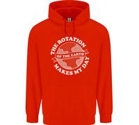 Rotazione Della Terra Astronomia Pianeti Uomo Felpa