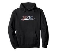 ROTC Patriotic Cadet Distressed Red White Blue Felpa con Cappuccio