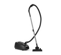 Rotel 1656450, 1656450-Aspirapolvere a Traino con Sacchetto e 2 Accessori, aspirapolvere Silenzioso con Borsa, Nero, plastica, 57 x 27 x 23,5 cm, Metallo