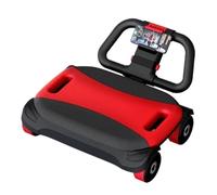 Rotella Addominali Rullo addominale di rimbalzo automatico Addominali A Cas | Ruota con supporto for gomito Strumento for esercizi core a 4 ruote Home