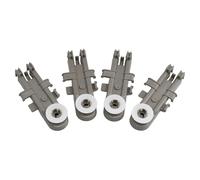 Rotella Cestello Superiore For Lavastoviglie 4 Pezzi, Compatibile Con Whirlpool, 8268743 WP8268743 WP8268743VP AP6012252, Pezzo Di Ricambio Di Ricambio