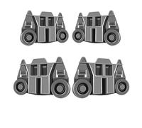 Rotella Del Cestello Inferiore For Lavastoviglie Da 4 Pezzi, Compatibile Con Kenmore, Compatibile Con Whirlpool, W10195417 AP4538395 WPW10195417, Pezzo Di Ricambio Di Ricambio