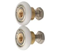 Rotella doppia scorrevole, Pack Of 2 Shower Door Rollers With Screws For 20-27mm Diameter(25mm)