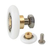 Rotella doppia scorrevole, Shower Door Rollers Pack Of 2 For Sliding Glass Doors Multiple Sizes(25mm)