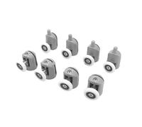 Rotella doppia scorrevole, Sliding Shower Door Rollers Pack Of 4-8 20-27mm Diameter(4 Upper 4pcs Lower,27MM 6MM)