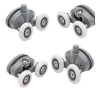 Rotella doppia scorrevole, Twin Shower Door Rollers Pack Of 4 Top Bottom For Sliding Doors 19-27mm(23mm)