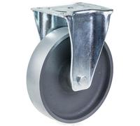 Rotella fissa da 200 mm con ruota in ghisa grigia