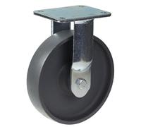 Rotella fissa da 200 mm con ruota in ghisa grigia