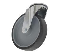 Rotella girevole con foro per bulloni termoplastica per impieghi medi Ø100mm - Commercio