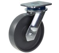 Rotella girevole da 200 mm con ruota in ghisa grigia