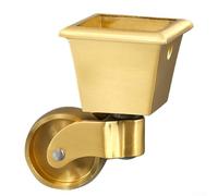 Rotella in ottone resistente per mobili con cuscinetti girevoli a 360 gradi e silenziosi, adatta per divani, tavolini da caffè e altri mobili pesanti (T4922)