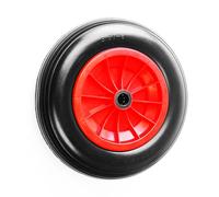 Rotella in schiuma di poliuretano da 35,6 cm, a prova di foratura, 3,50-8, per carrello e carriola, diametro 2,5 cm, con cuscinetti