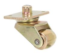 Rotella Oro in Acciaio, Altezza 57mm per Pianoforte | Accessorio Necessario per Pianoforte Verticale, Rullo Ruota Singola, Portata Elevata, Rotolamento Silenzioso