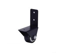 Rotella per mobili a L, con viti, capacità di carico 120 kg, silenziosa, in PVC, per armadi, tavoli, staffa ad angolo retto, montaggio a vite (3,8 cm)