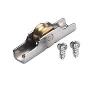Rotella per persiana scorrevole vecchio stile, struttura in acciaio inossidabile, perfetta per accessori hardware (scanalatura singola da 10 mm)