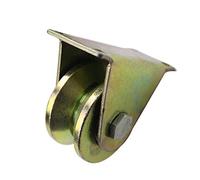 Rotella, Rotelle for carichi pesanti, Ruota a forma di U Ruota a canale in acciaio a colori Puleggia a forma di V in ferro Puleggia for porta scorrevole a forma(V,32MM)