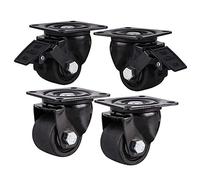 Rotella,Rotelle for carichi pesanti, Ruota for carichi pesanti industriali anti-avvolgimento Centro basso di poliuretano universale anti-avvolgimento(2 Universal+2 Brake,2 inches)
