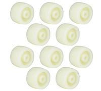 Rotella Rotonda in Nylon, 10pz Ruote per Puleggia in Nylon da 37mm, Rotelle per Transpallet per Vagone Piatto Piccolo, Ruota per Il Trasporto del Prodotto, Capacità 40 kg 37x24mm