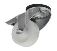 Rotella Ruota Bullone Foro Girevole Con Totale Blocco Ø80mm - Sealey SCW480SBL