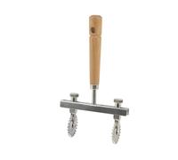 Rotella tagliapasta in acciaio inox estensibile con manico in legno