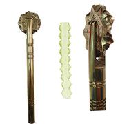 Rotella tagliapasta sardo su rudigliu artigianale in ottone massiccio n.07